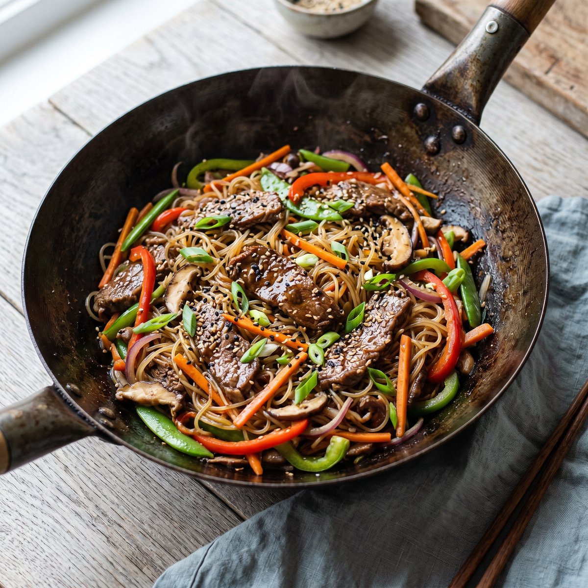 Beef Bulgogi Wok Noodles