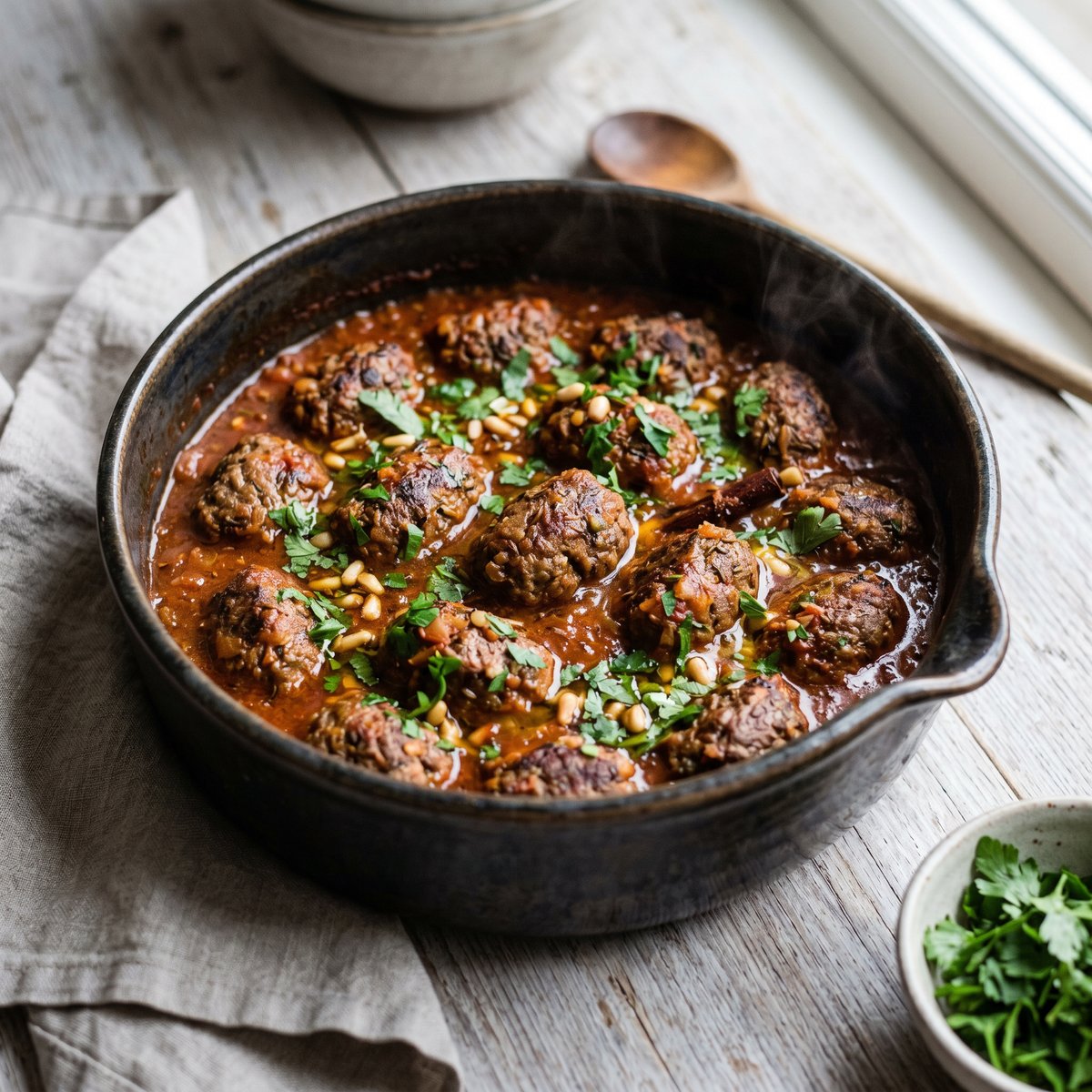 Beef Kofta in Spiced Tomato Sauce