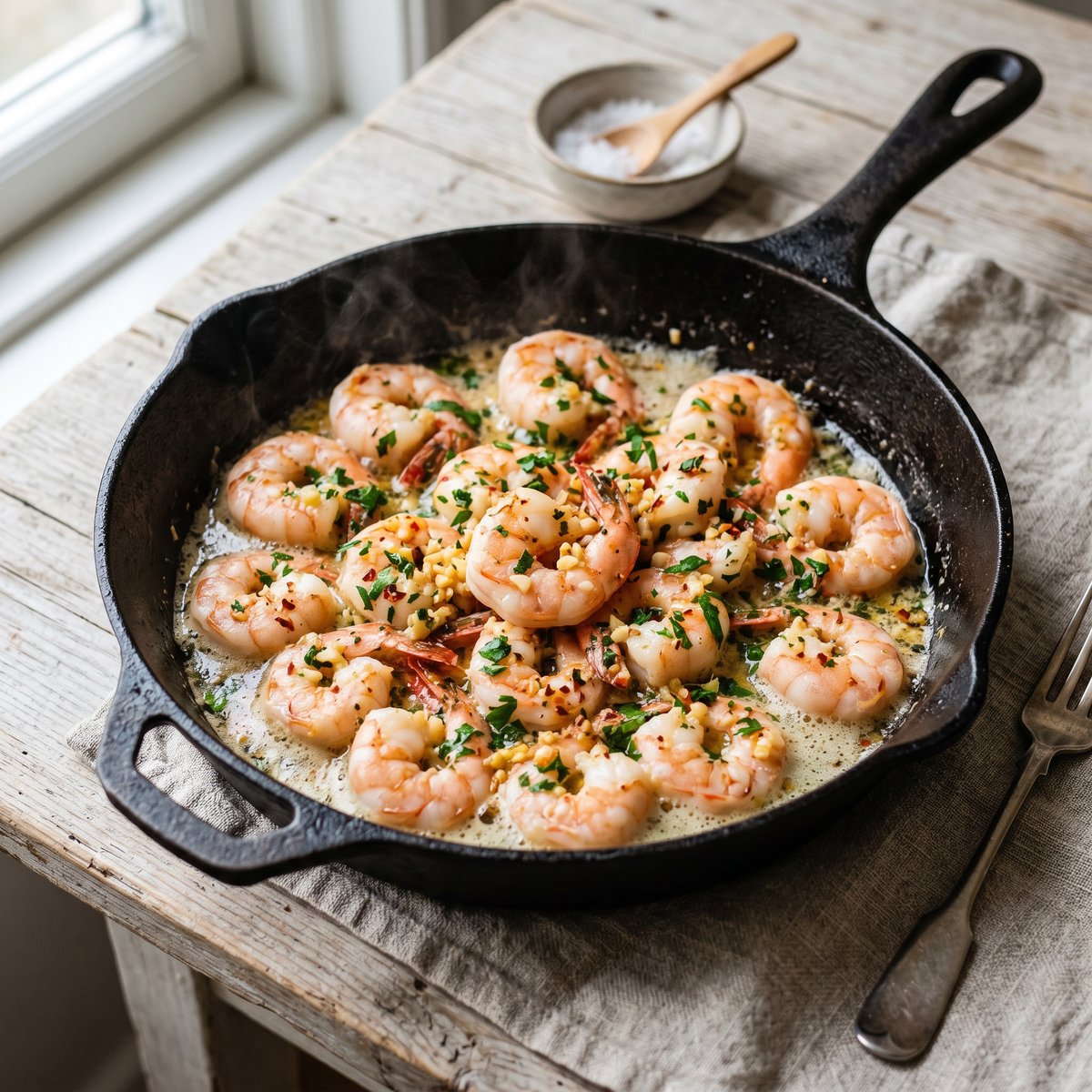 Butter Garlic Prawns