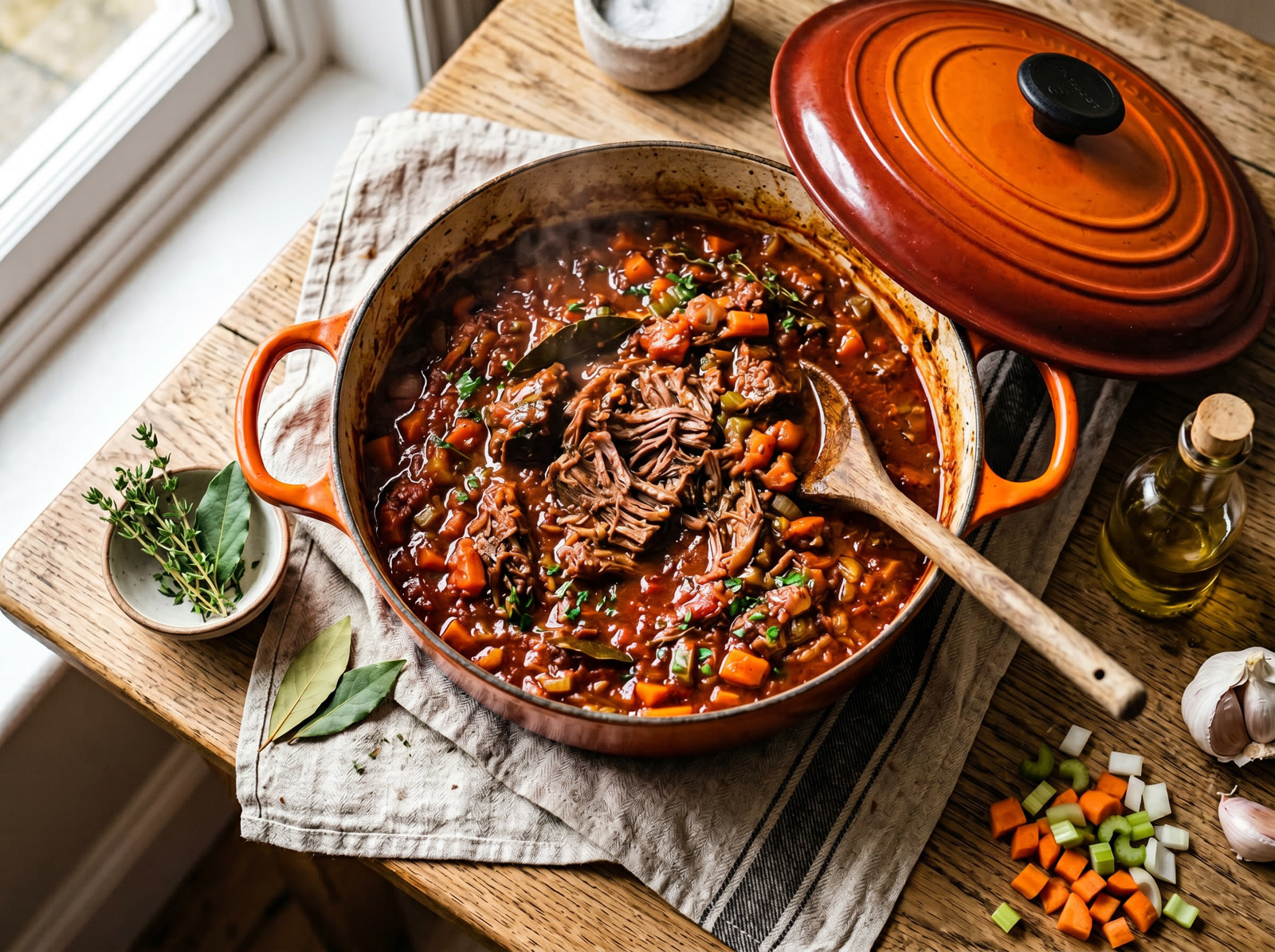 Slow Casserole Beef Ragu