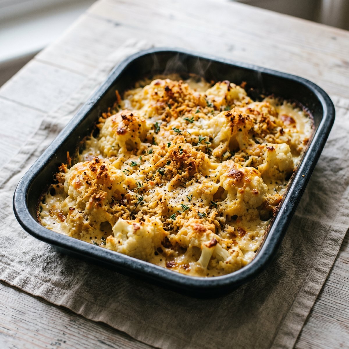 Cauliflower Cheese Roasting Tin