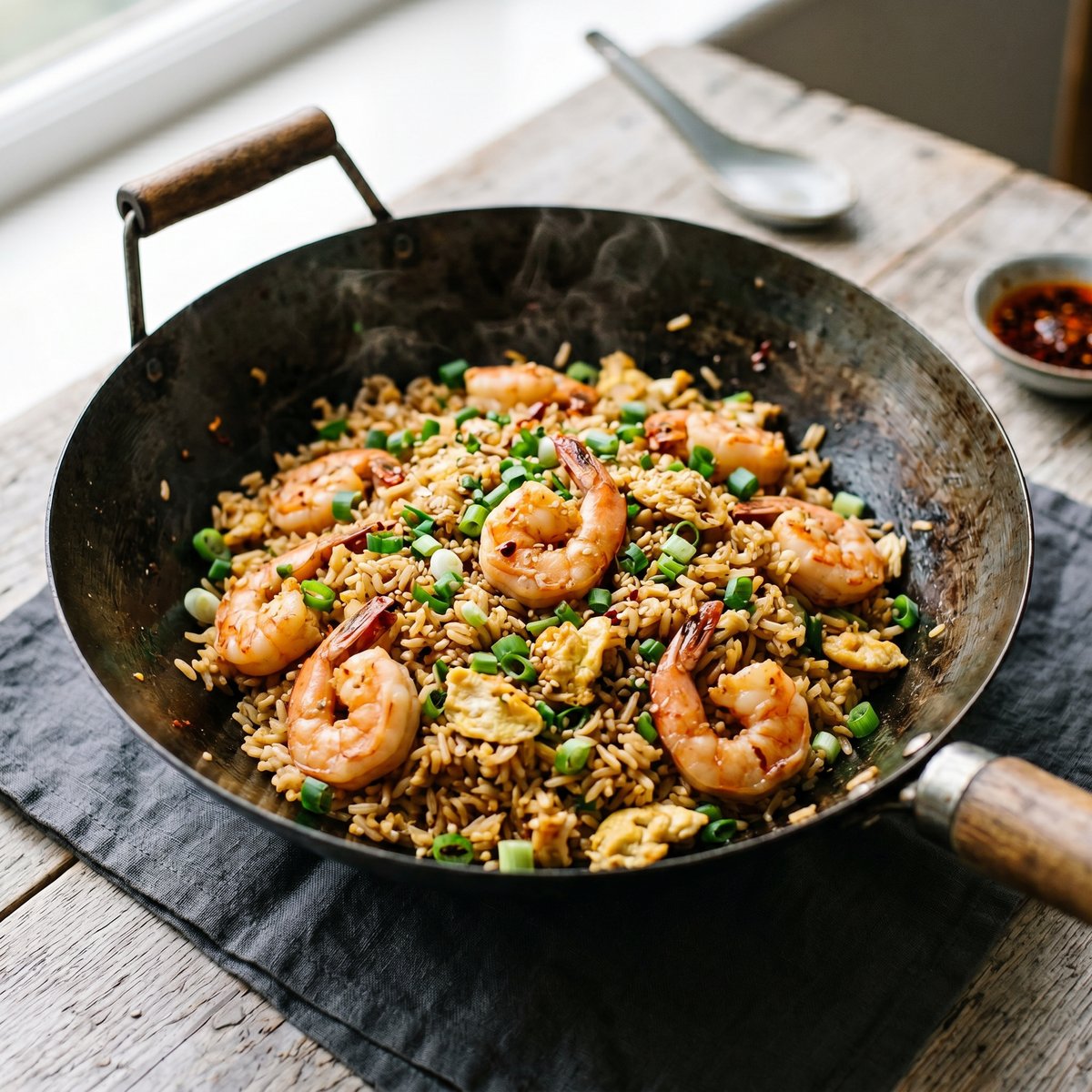 Chinese Prawn Egg Fried Rice