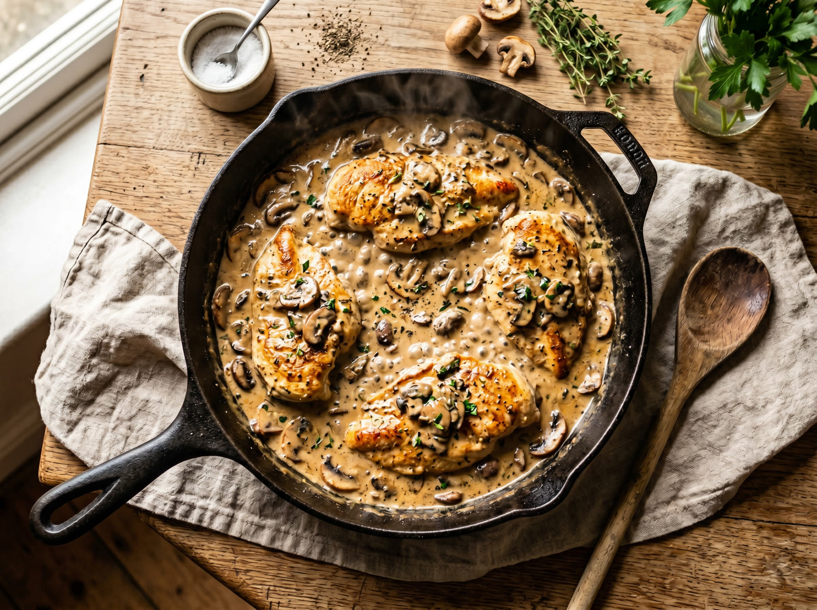Creamy Mushroom Chicken