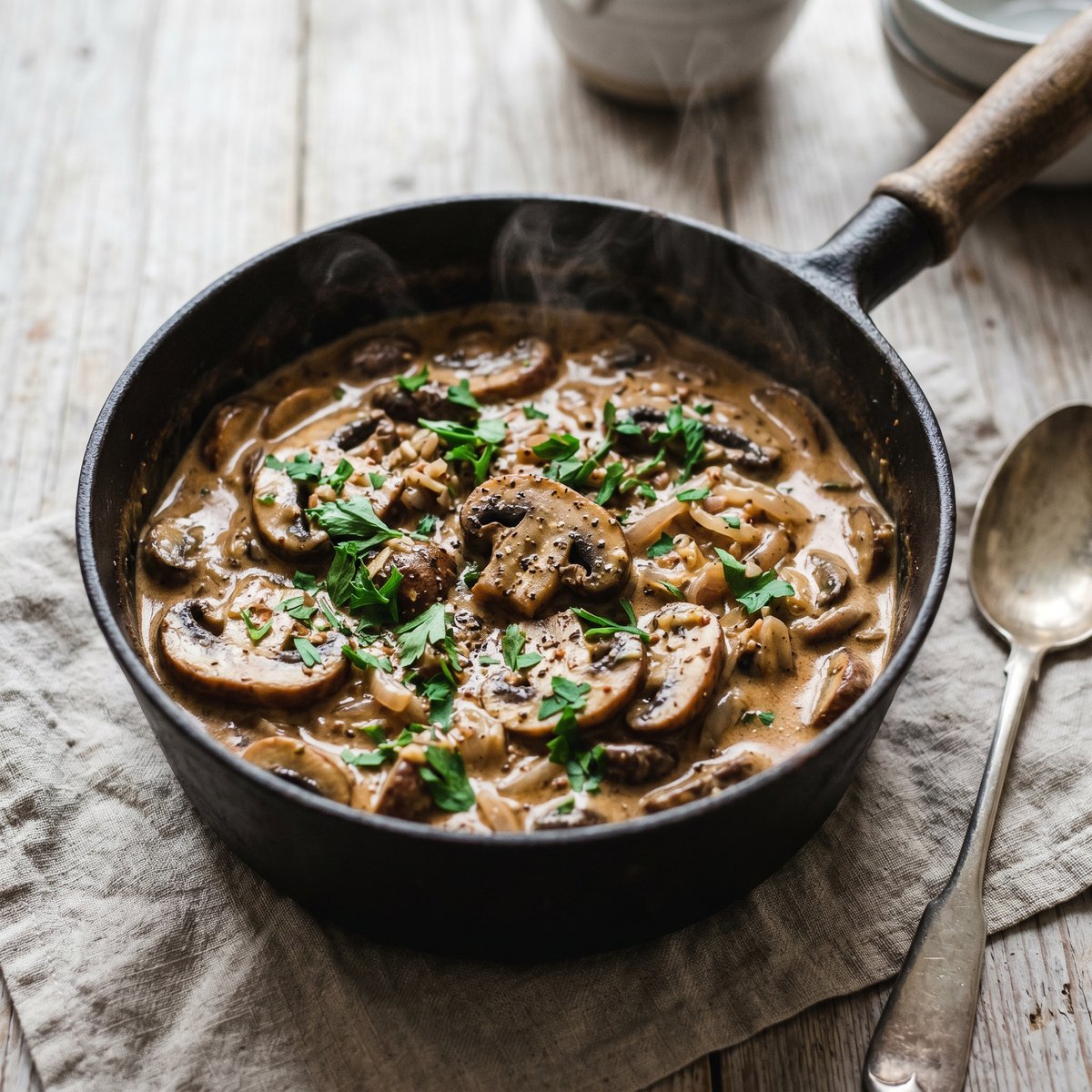 Mushroom Stroganoff