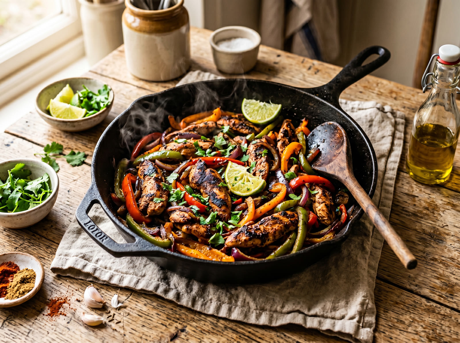 One-Pan Chicken Fajitas