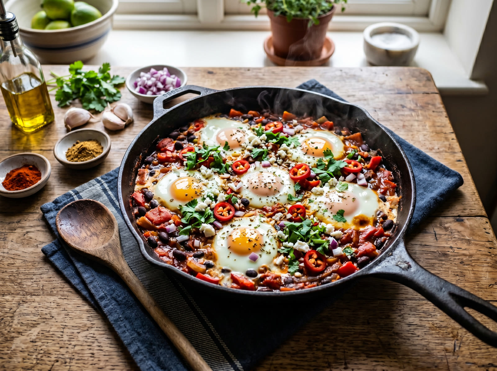 One-Pan Huevos Rancheros