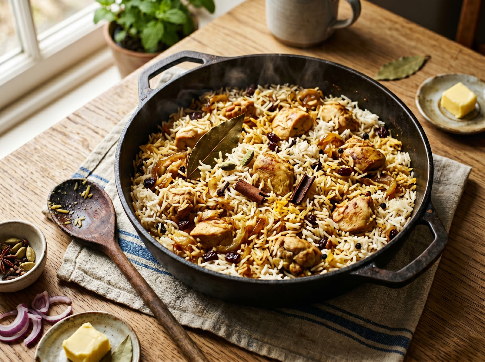 One-Pot Chicken Biryani