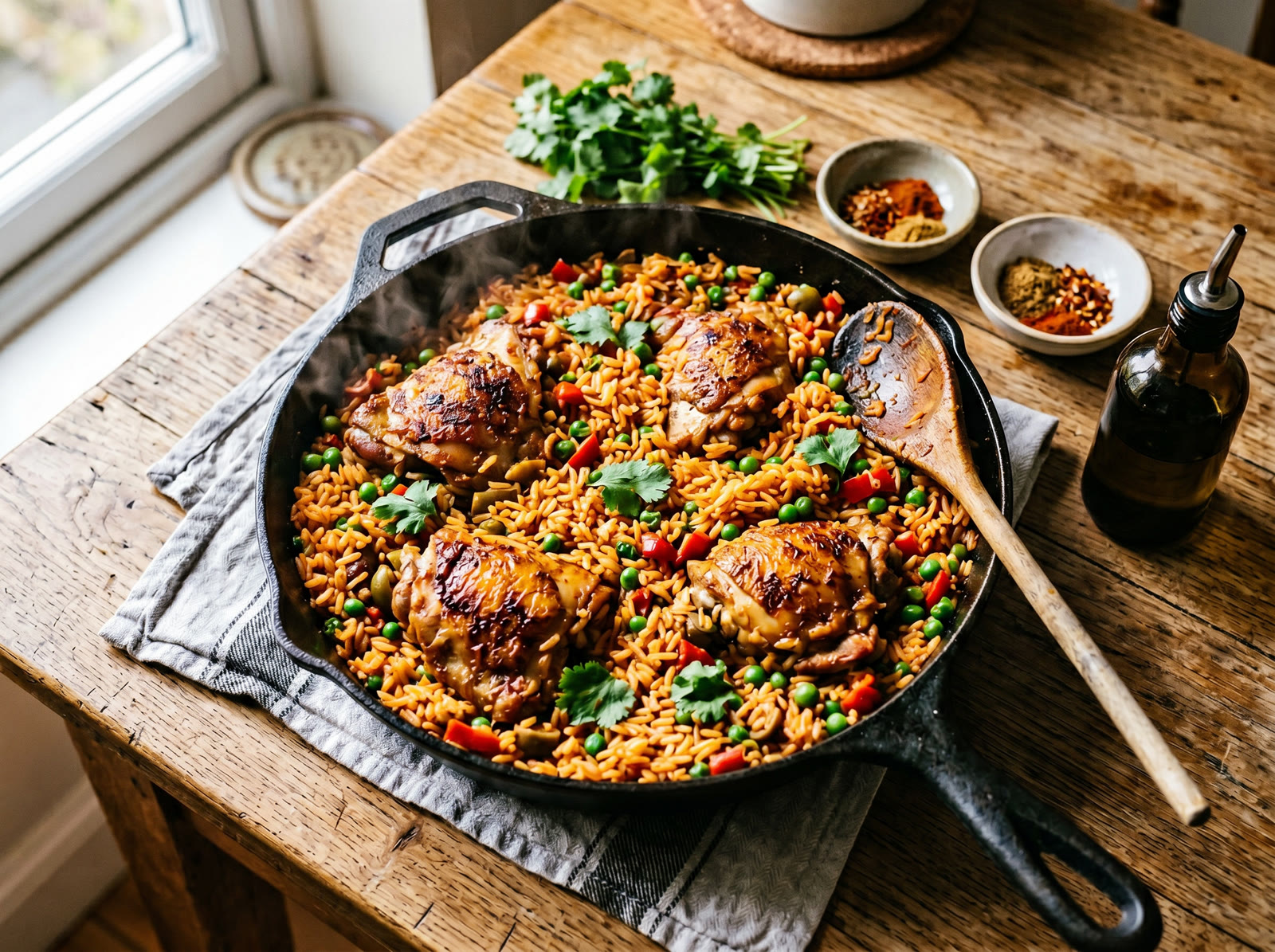 Puerto Rican Arroz con Pollo