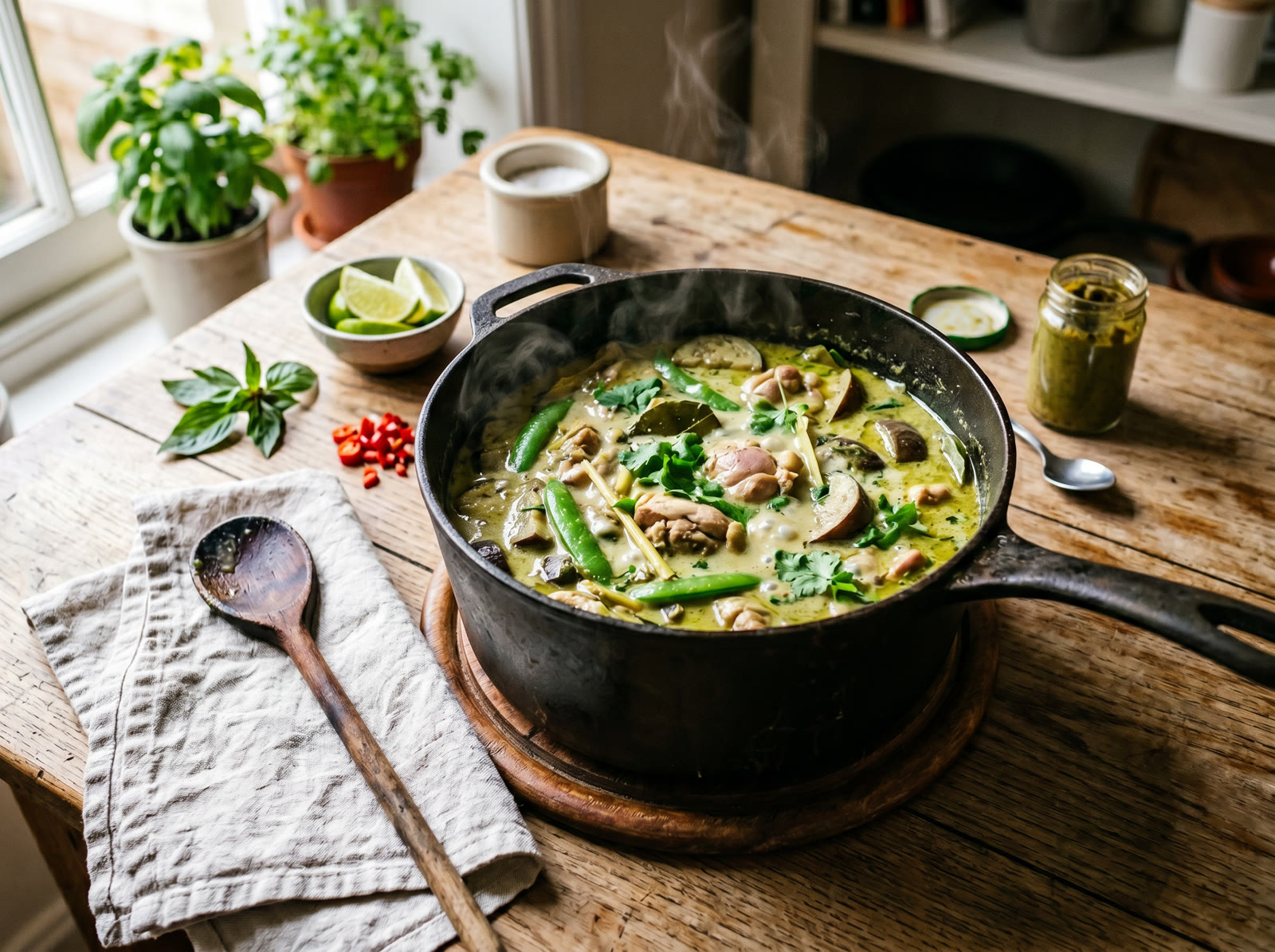 Saucepan Thai Green Curry