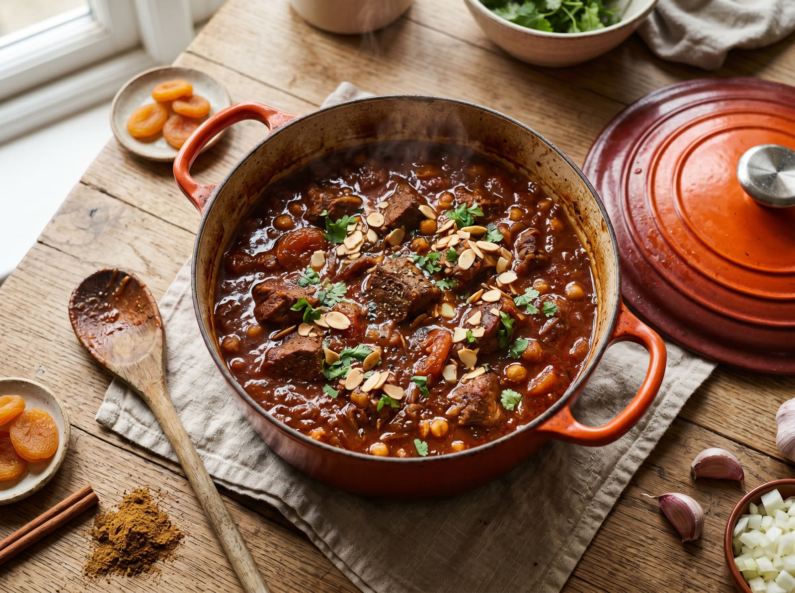 Slow-Cooked Lamb Shoulder Tagine