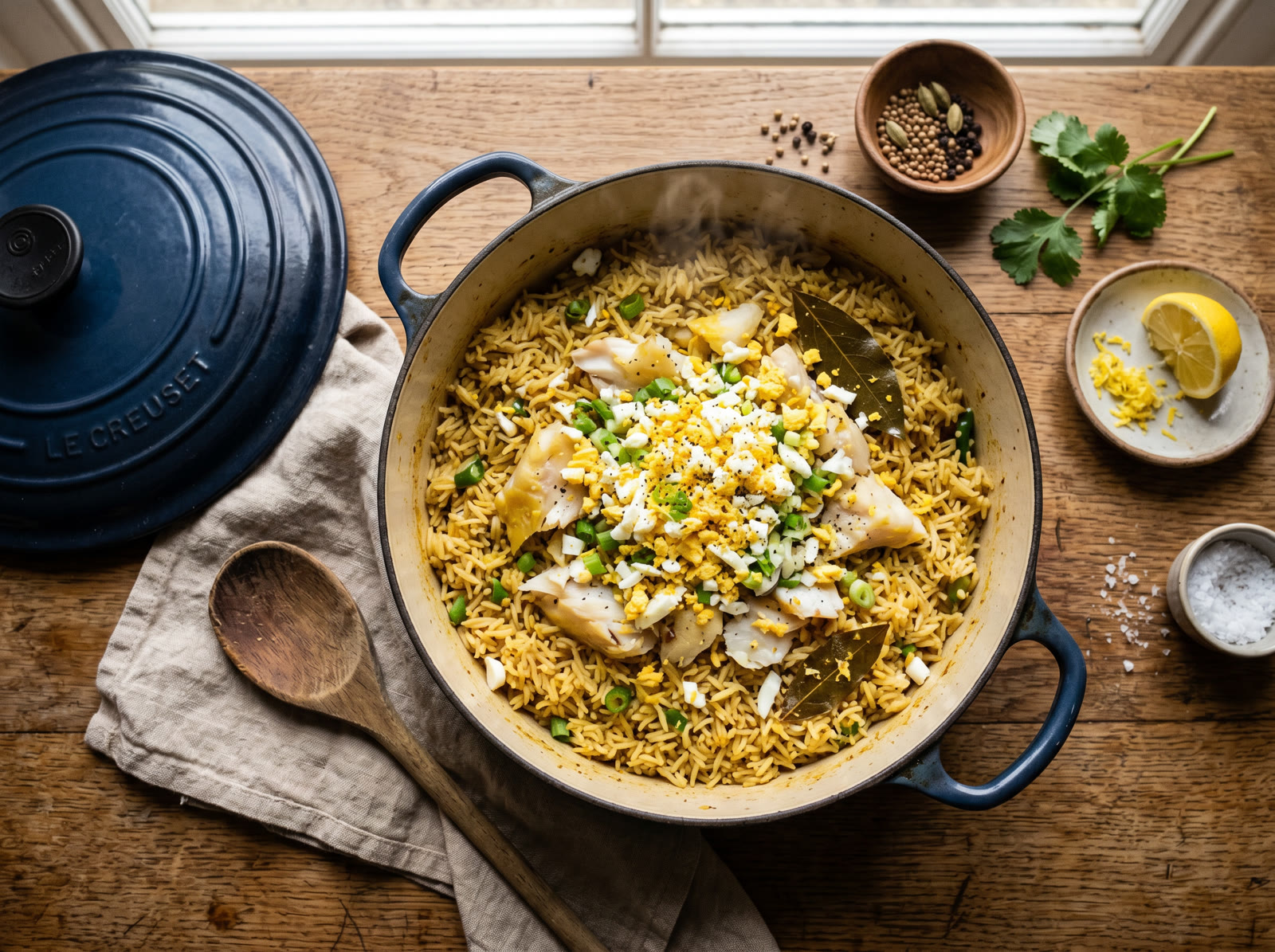 Smoked Haddock & Garam Masala Pilaf