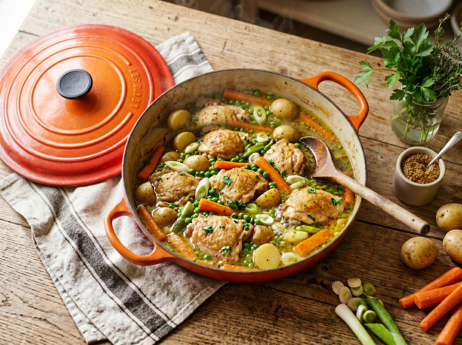 Spring Chicken and Vegetable Casserole