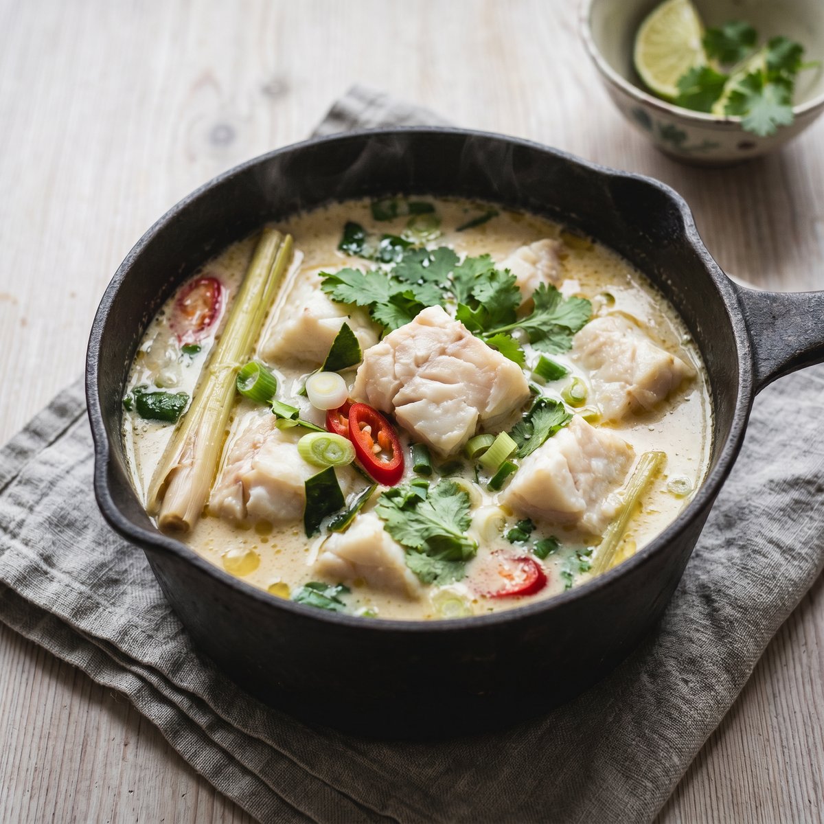 Thai-Style Cod in Coconut Broth