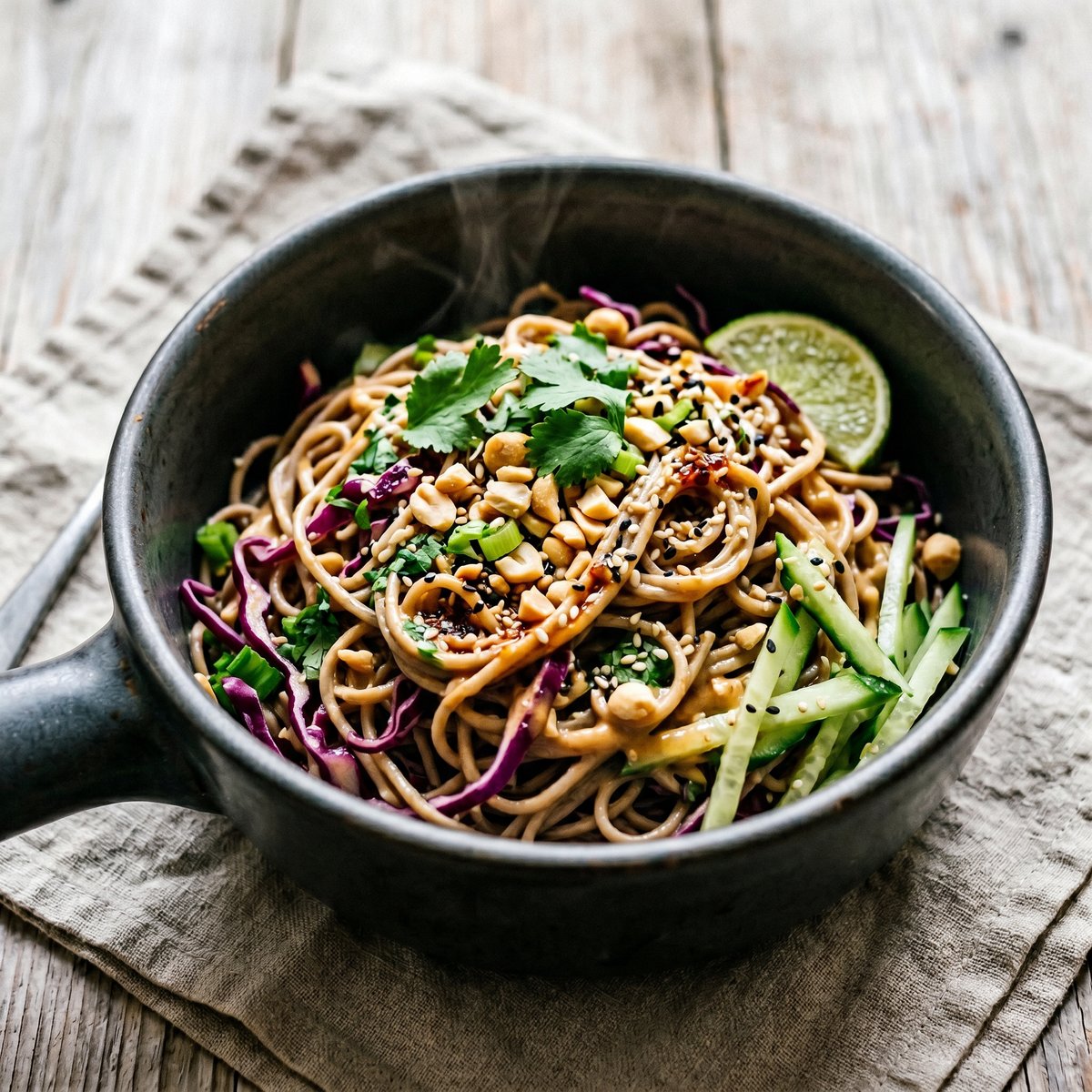 Thai Peanut Noodle Bowl