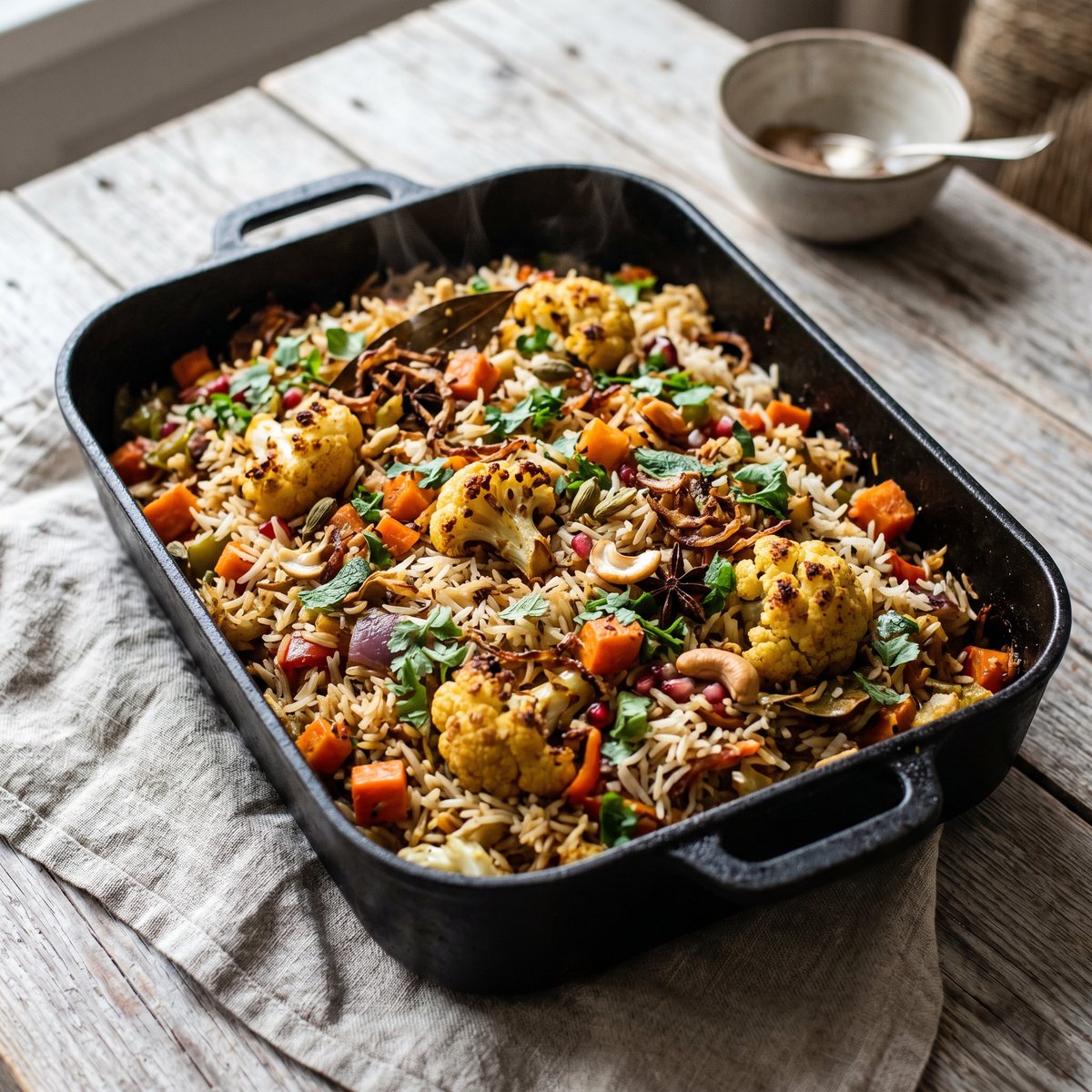 Roasted Vegetable Biryani