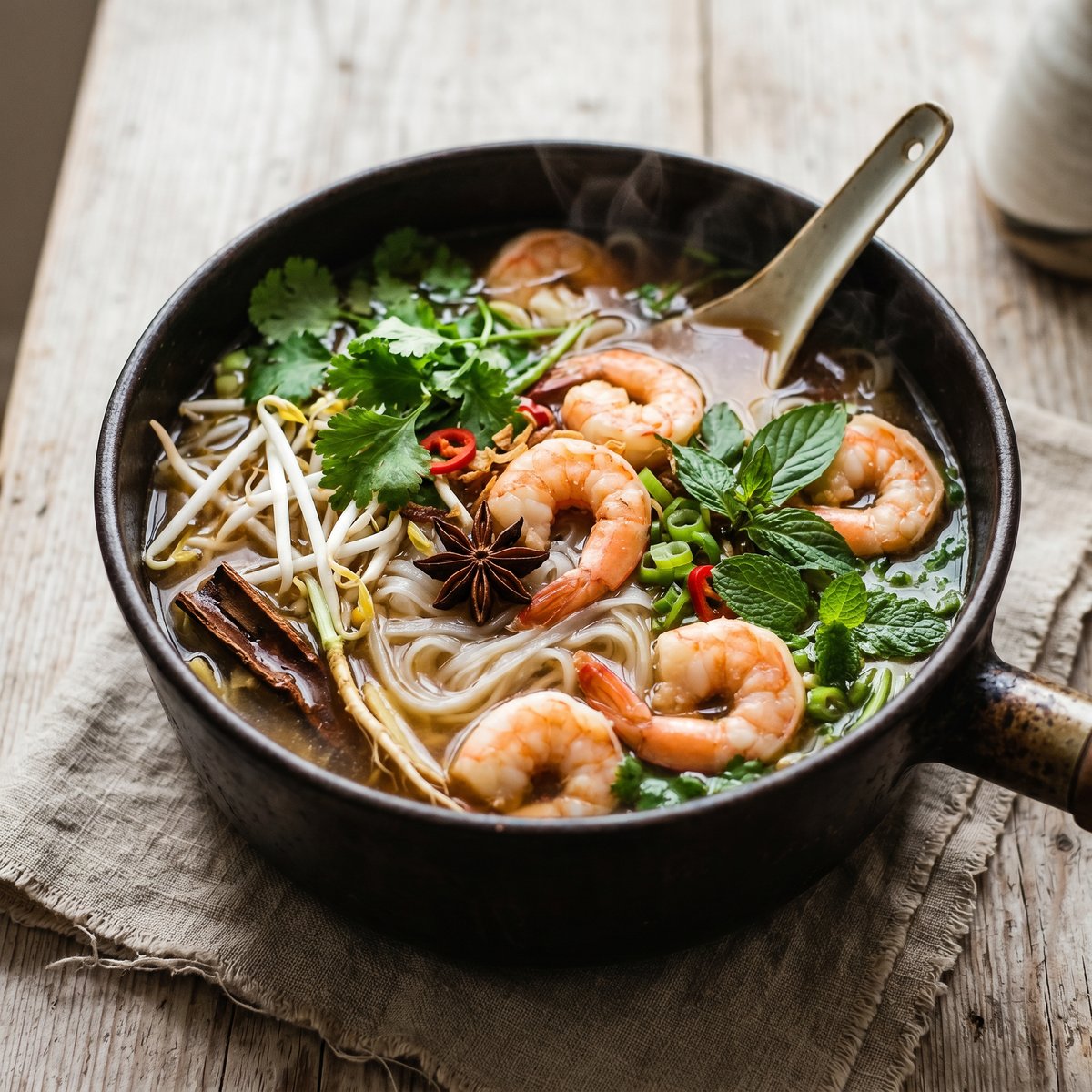 Vietnamese Prawn Pho